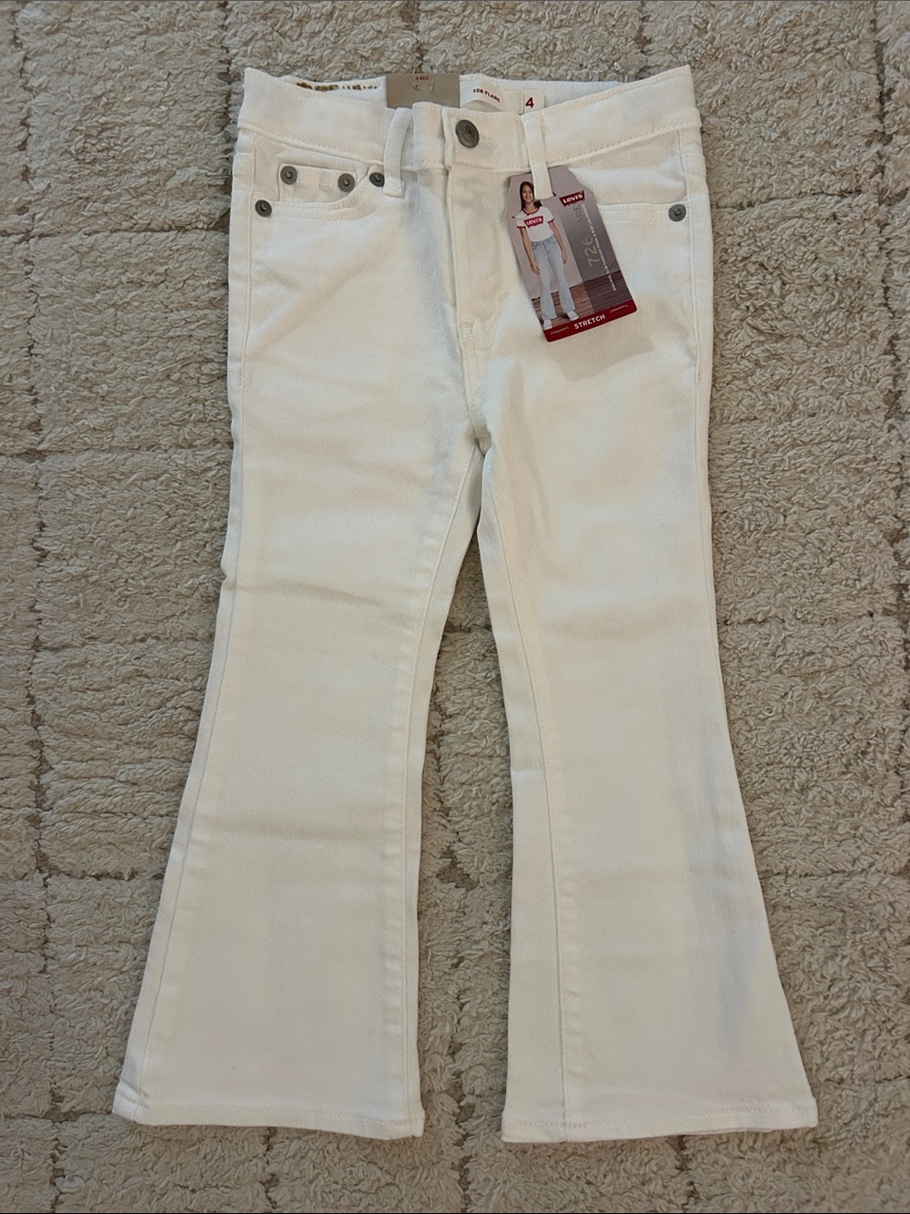 NWT Levi’s size 4 flare White Girls' Flare Jeans